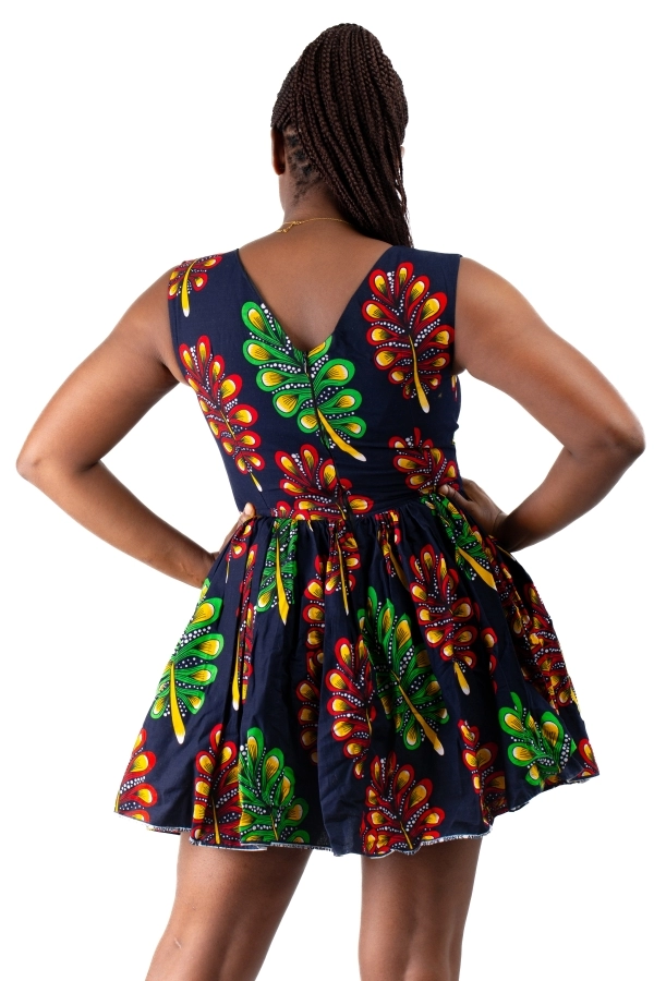 Mini robe sans manche VANDER-K