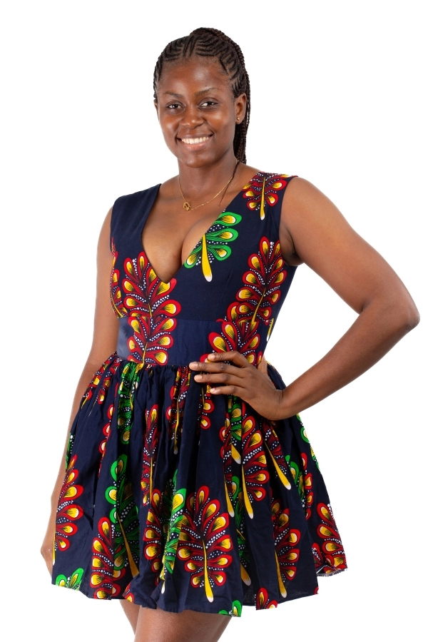 Mini robe sans manche VANDER-K