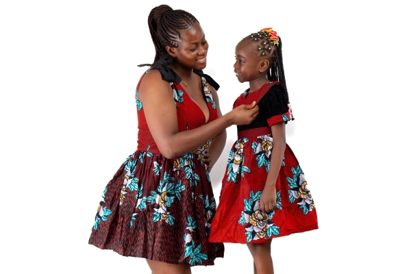 Mini robe sans manche VANDER-K