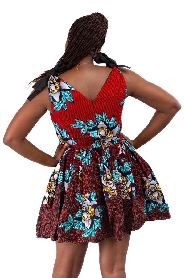 Mini robe sans manche VANDER-K